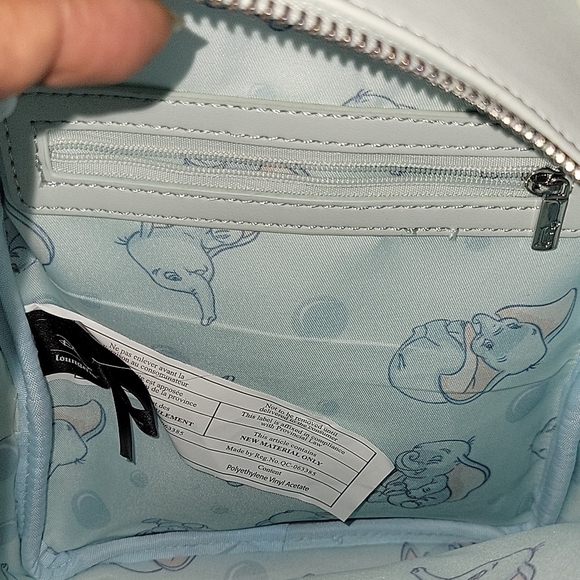 RARE Disney Dumbo Loungefly Backpack and Wallet Set - Picture 4 of 11
